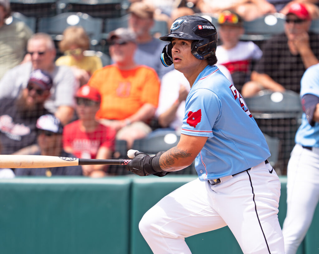 Clippers Ralphy Velazquez watches hit