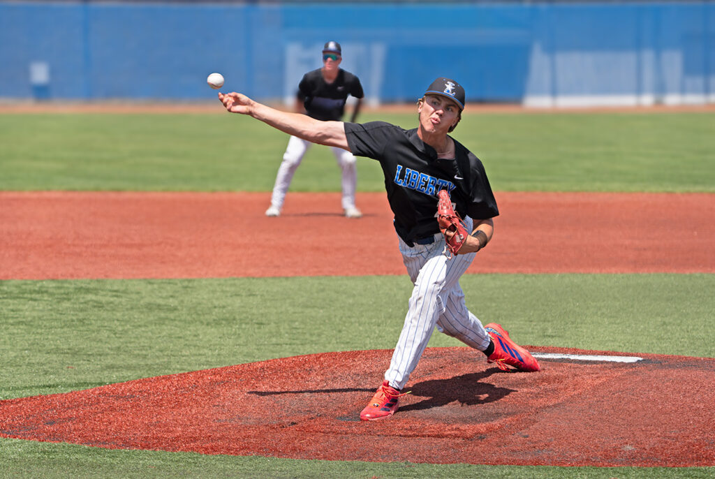 Olentangy Liberty's Parker Van Engelenhoven pitches