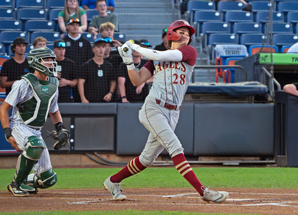 Watterson's Micheal Mulligan connects at plate