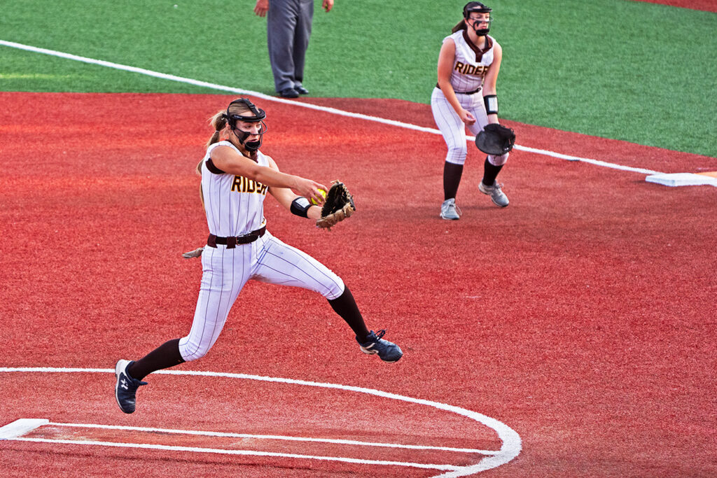 West Jefferson's Jenna Mannon pitches