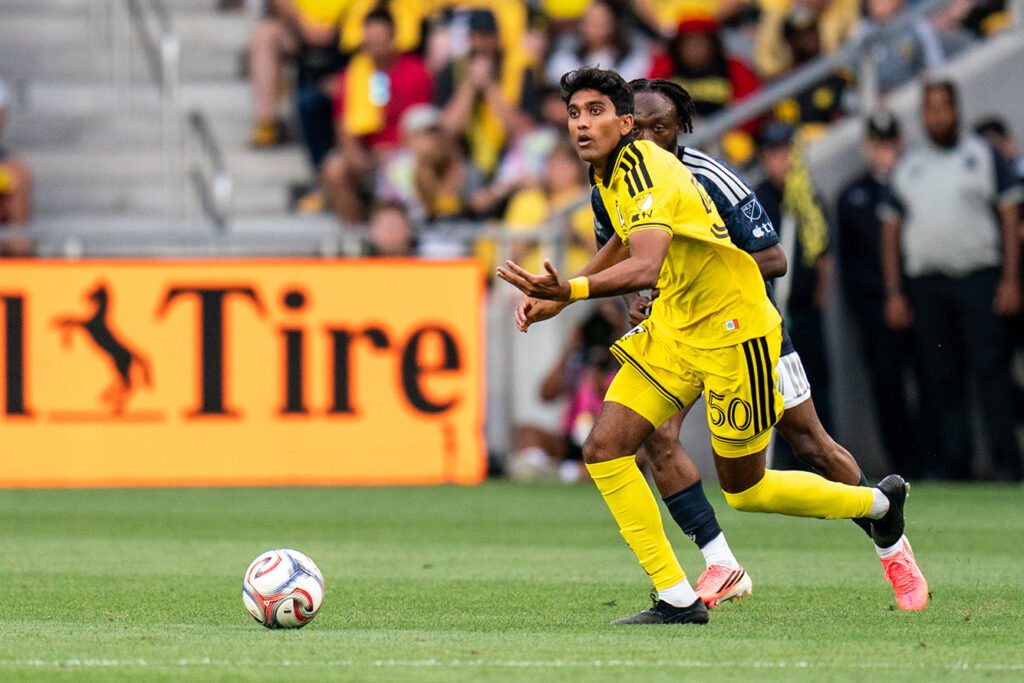 Tarun Karumanchi looks to pass