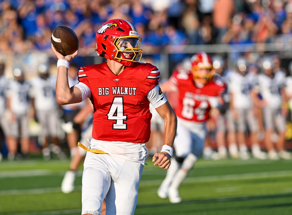 Big Walnut's Eli Stumpf looks to throw