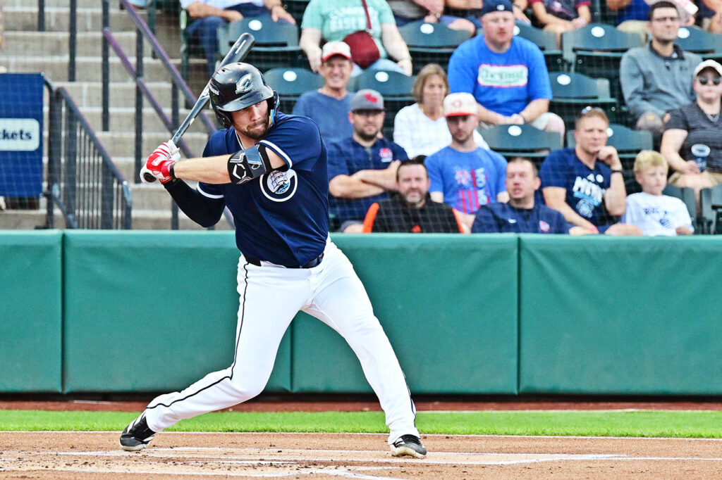 Clippers David Fry swings