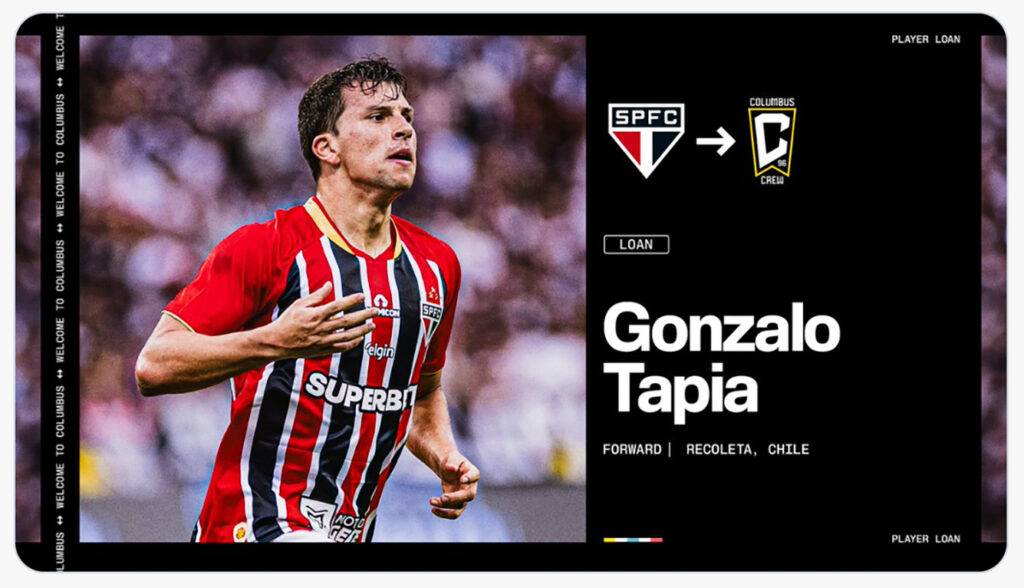 Crew Gonzalo Tapia graphic courtesy of team