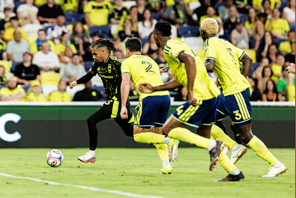 Crew's Mohamed Farsi attacks
