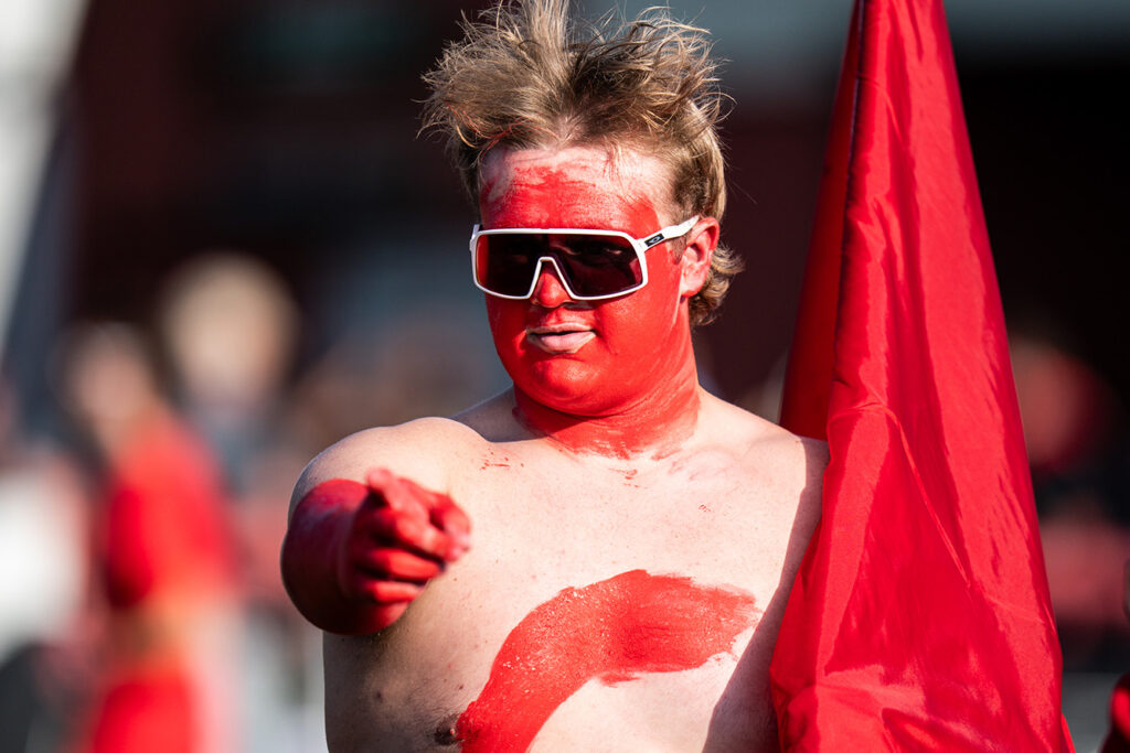Westerville South fan ready for the game