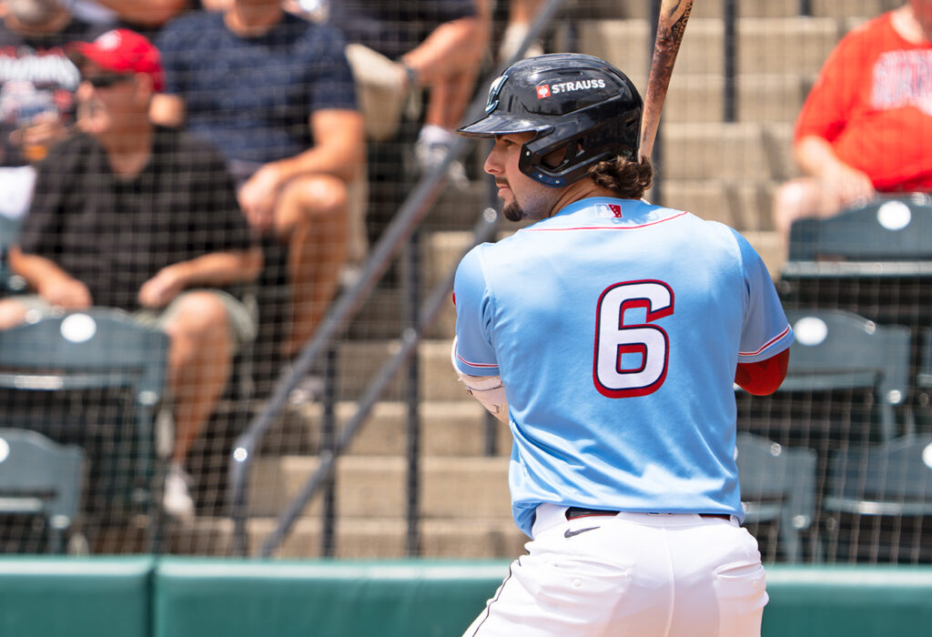 Clippers' Kody Huff at bat