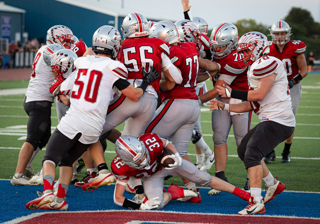 Fredericktown's CJ Dickerson scores