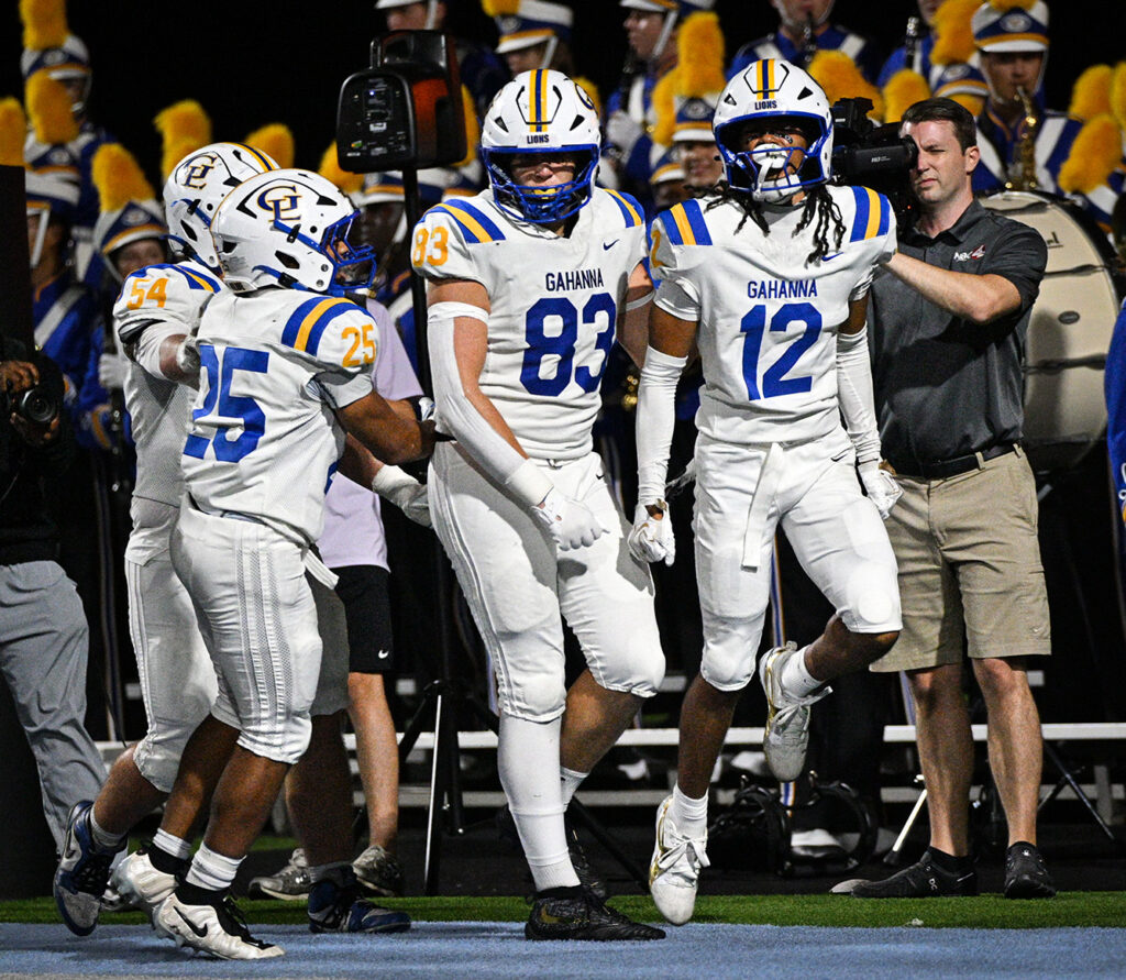 Gahanna's Marki Wallace after touchdown