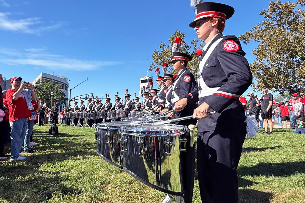 OSU marching band drumline