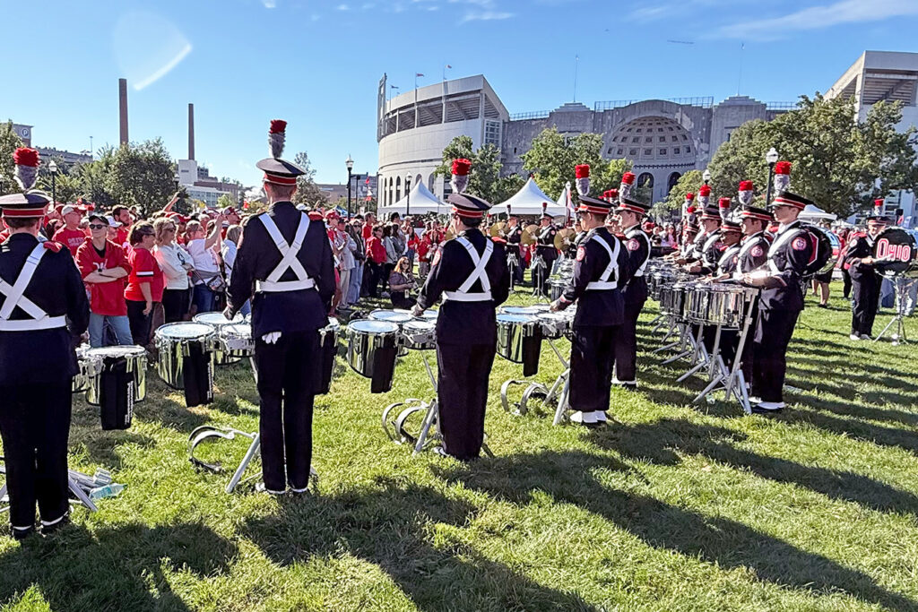 OSU marching band drumline