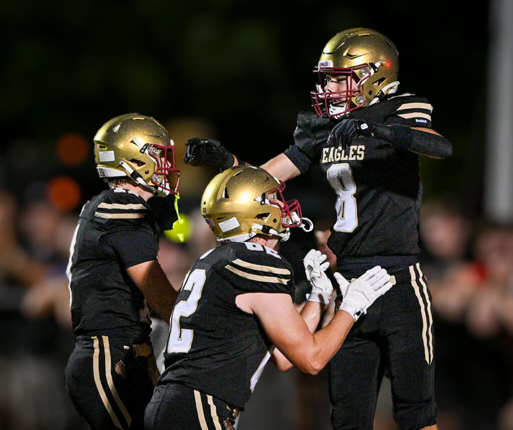 Watterson's Ben Lamielle celebrates score