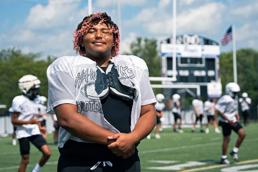 Westerville Central's Westyn Williams at practice
