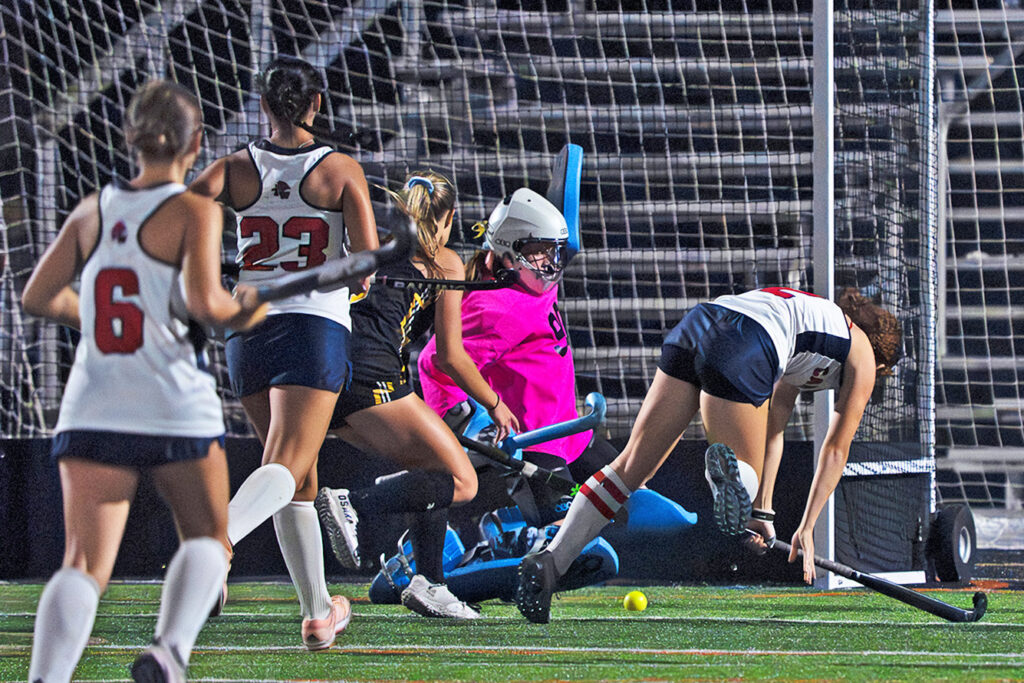 Upper Arlington's Peyton Garvey makes save